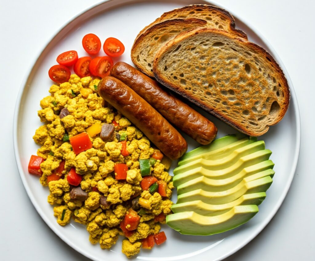 vegan tofu scramble