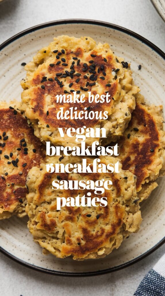 Delicious Vegan Breakfast Sausage Patties