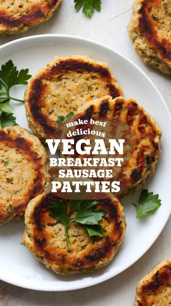 Delicious Vegan Breakfast Sausage Patties