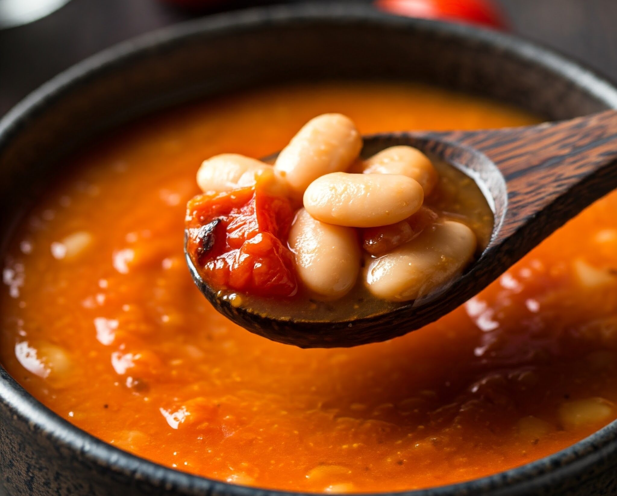 Creamy Vegan Tomato White Bean Stew