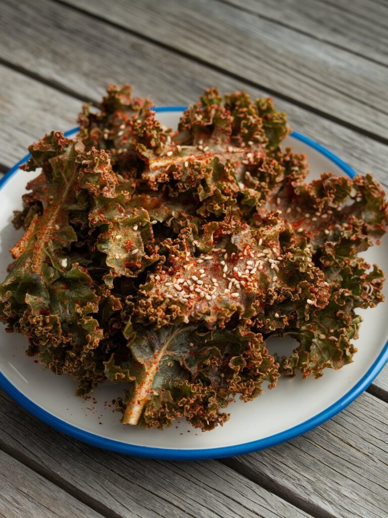 spicy kale chips