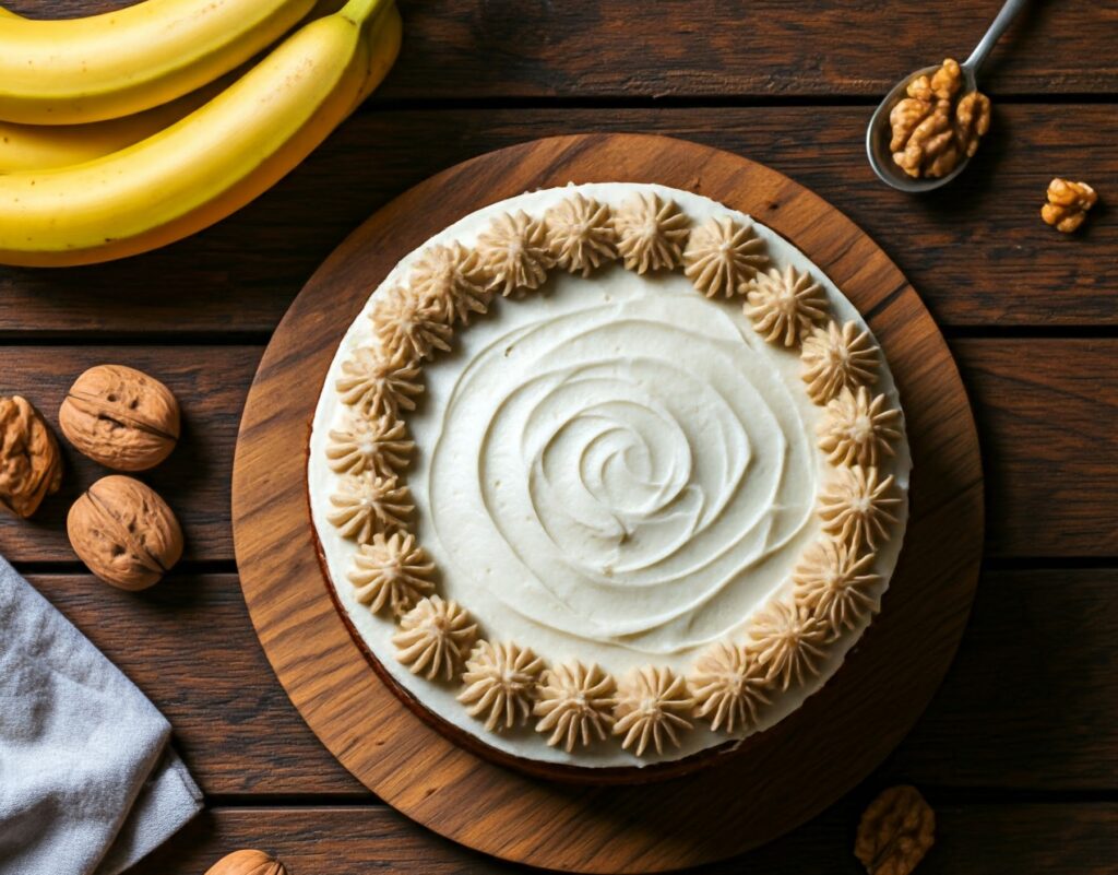 vegan banana cake