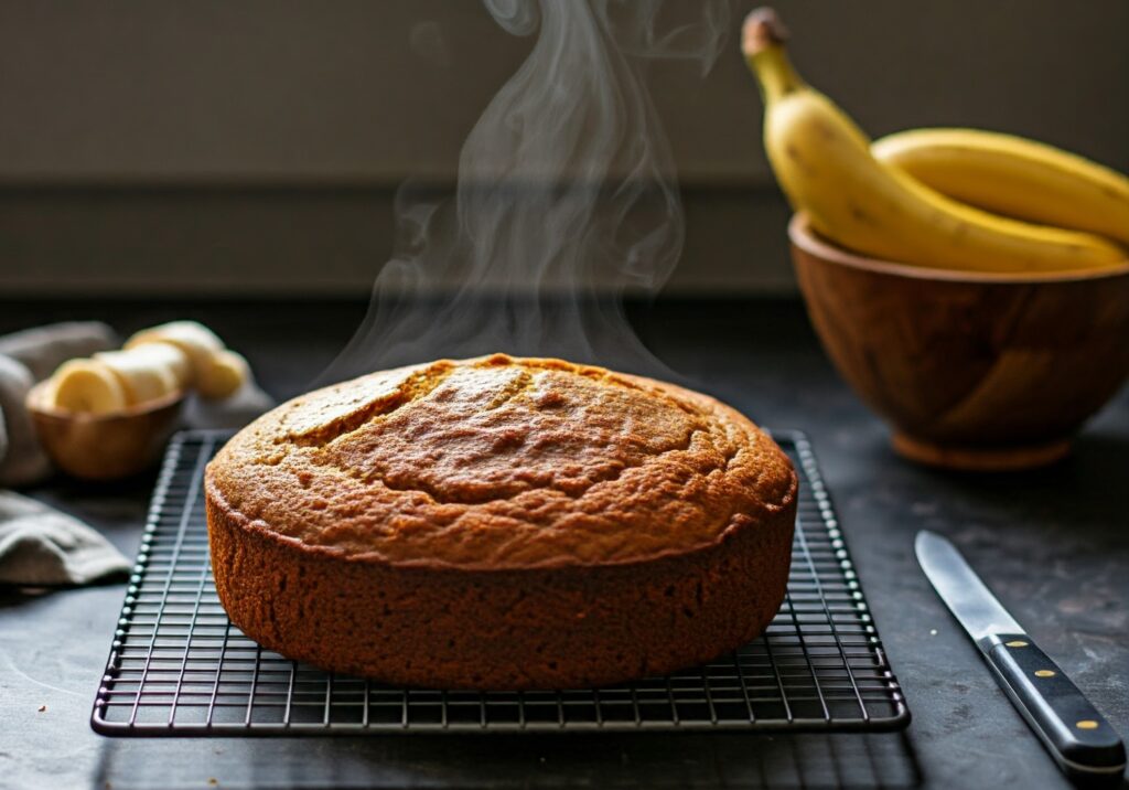 vegan banana cake