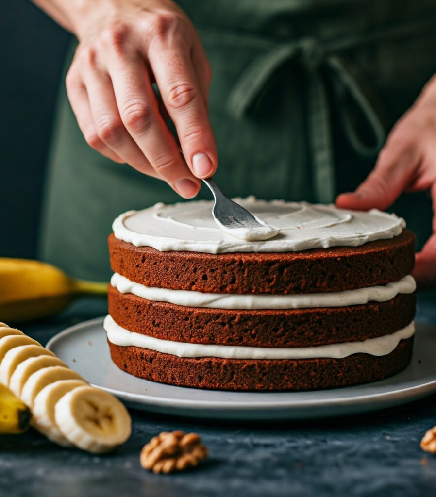 vegan banana cake