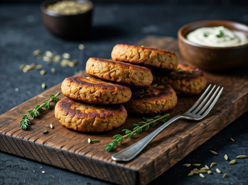 vegan breakfast sausage patties