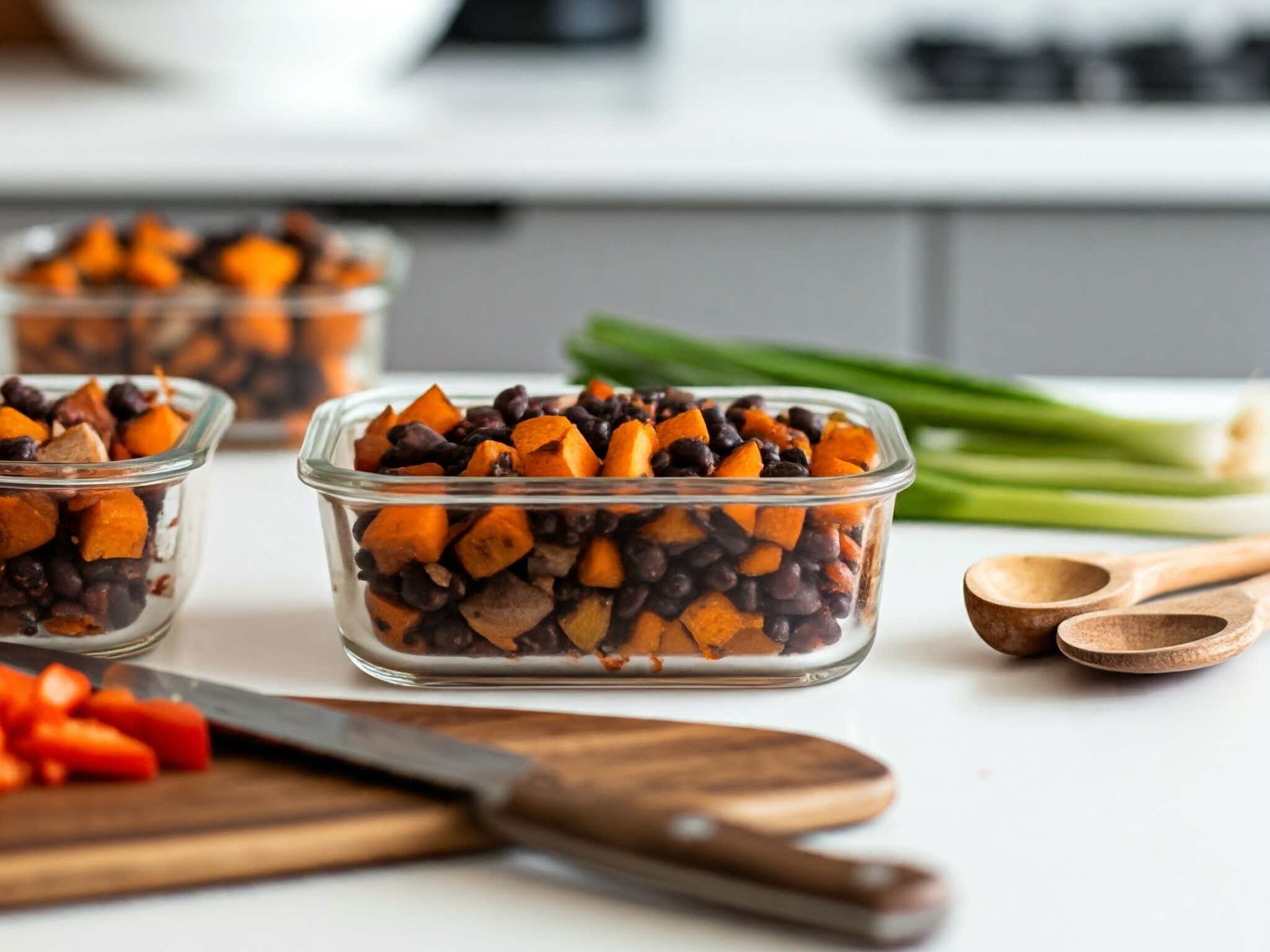 Sweet Potato Black Bean Breakfast Hash