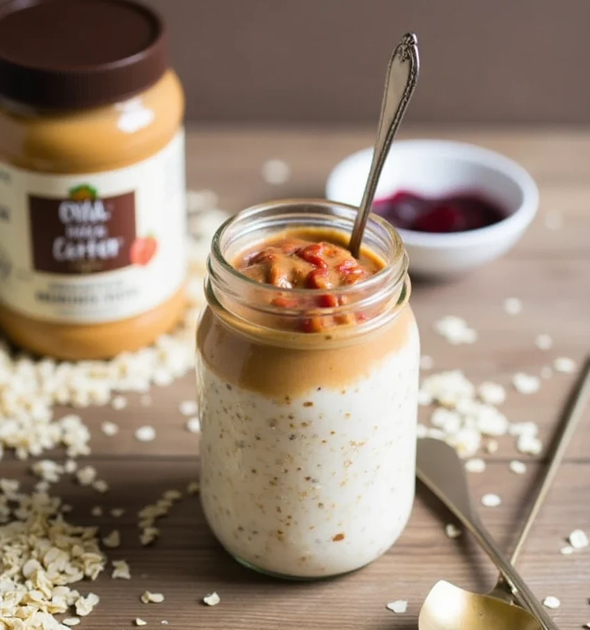 PBJ Overnight Oats