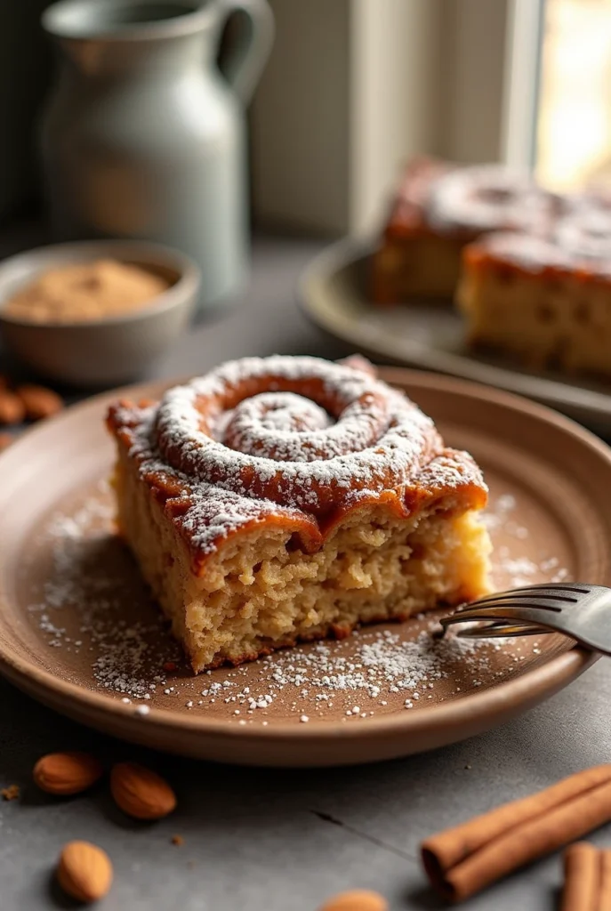 Vegan Cinnamon Roll Baked Oatmeal