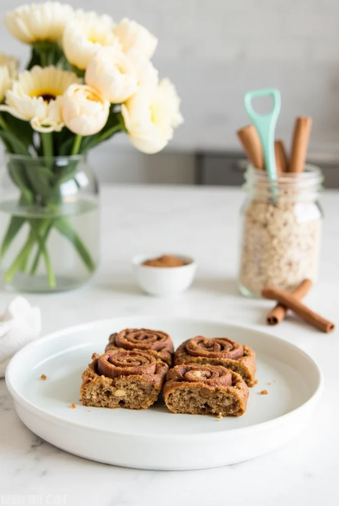 Vegan Cinnamon Roll Baked Oatmeal