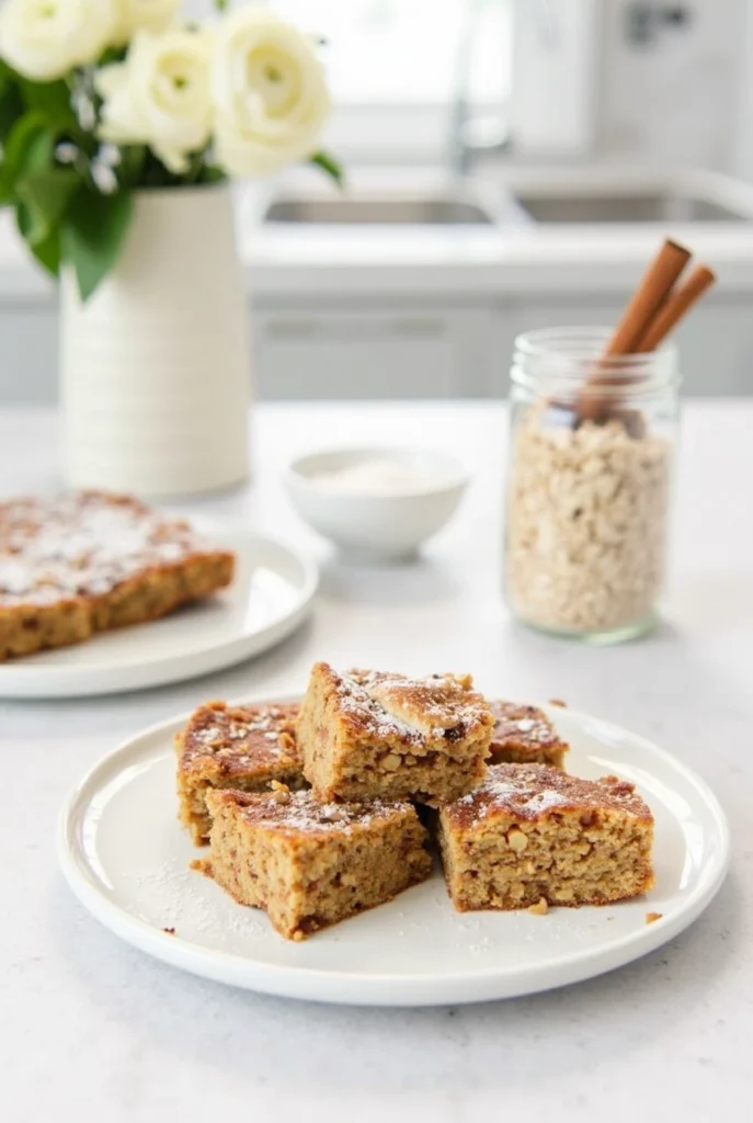 Vegan Cinnamon Roll Baked Oatmeal