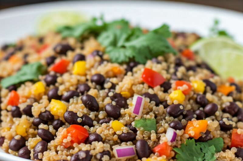 Delicious Quinoa Black Bean Salad Recipe - Healthy & Easy to Make