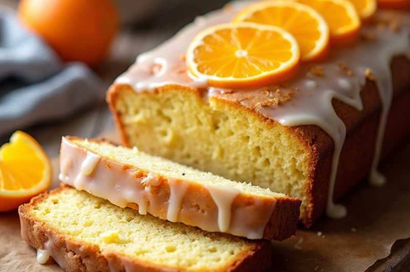 One Bowl Vegan Orange Loaf Cake - Easy and Delicious Recipe