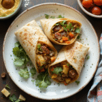 Golden and Sweet Potato Hash Browns with Vegan Chorizo