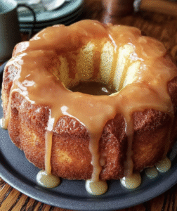 Salted caramel kentucky butter cake recipe