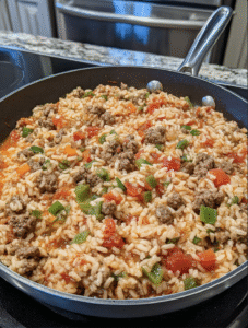 Unstuffed Pepper Skillet