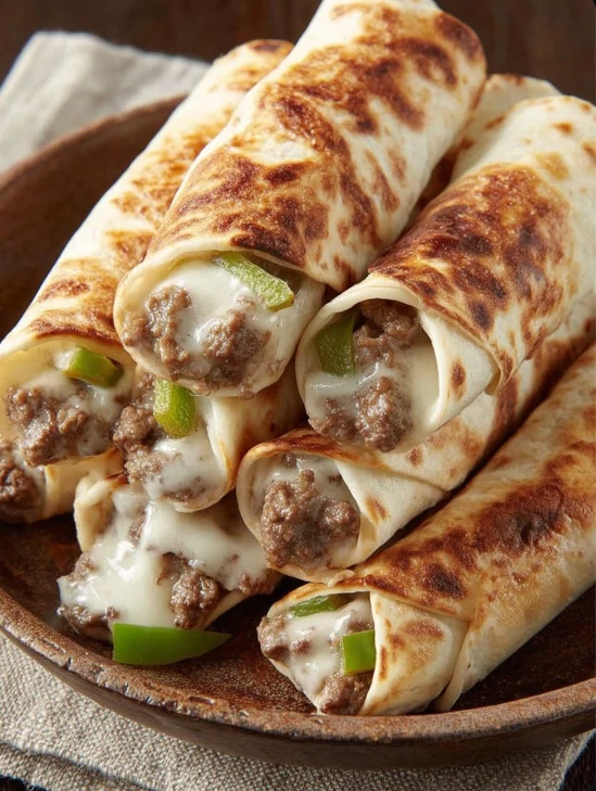 Best Air Fryer For Cheeseburger Burritos Crispy Cheeseburger Burrito Recipe Air Fryer Recipes Cheeseburger Burritos Health...