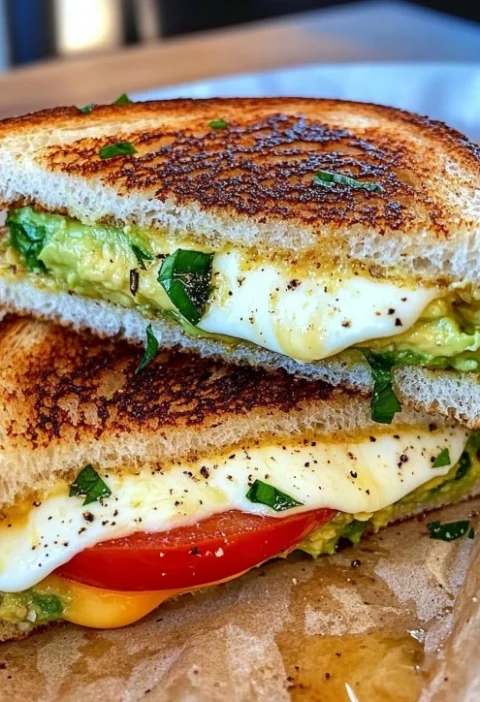 Best Avocado Mozzarella Tomato Grilled Cheese Recipe Healthy Avocado Grilled Cheese Variations Easy Tomato Mozzarella Gril...