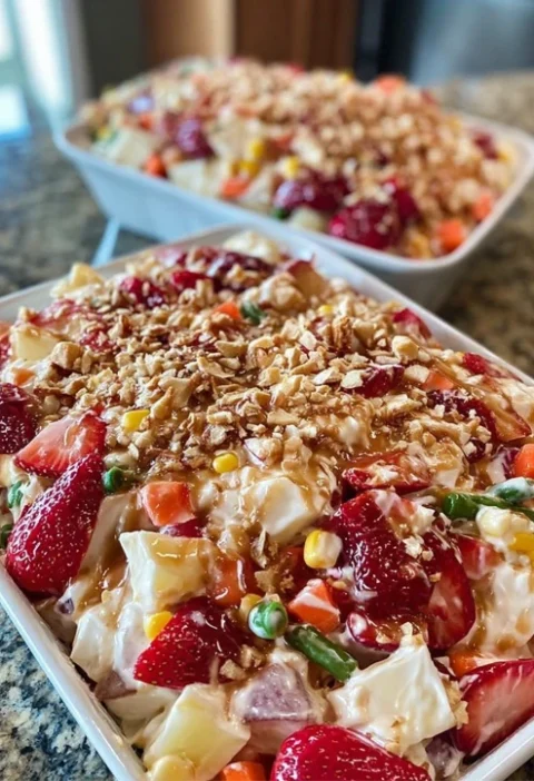 Best Cheesecake Fruit Salad Recipe Easy Cheesecake Fruit Salad Low-calorie Cheesecake Fruit Salad Vegan Cheesecake Fruit S...