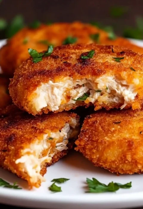 Best Crispy Chicken Fritters Recipe Homemade Crispy Chicken Fritters Gluten-free Crispy Chicken Fritters Crispy Chicken Fr...