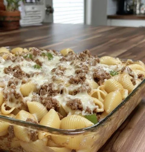 Best Philly Cheesesteak Pasta Recipe Philly Cheesesteak Pasta Bake Easy Creamy Philly Cheesesteak Pasta Skillet Homemade P...