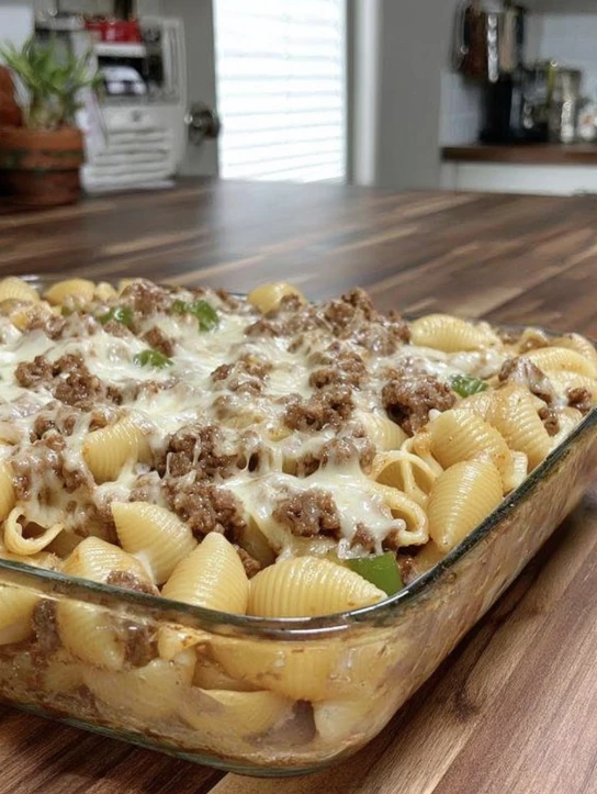 Philly Cheesesteak Pasta