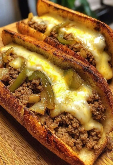 Best Philly Cheesesteak Sloppy Joes Recipe Easy Philly Cheesesteak Sloppy Joes Homemade Philly Cheesesteak Sloppy Joe Phil...