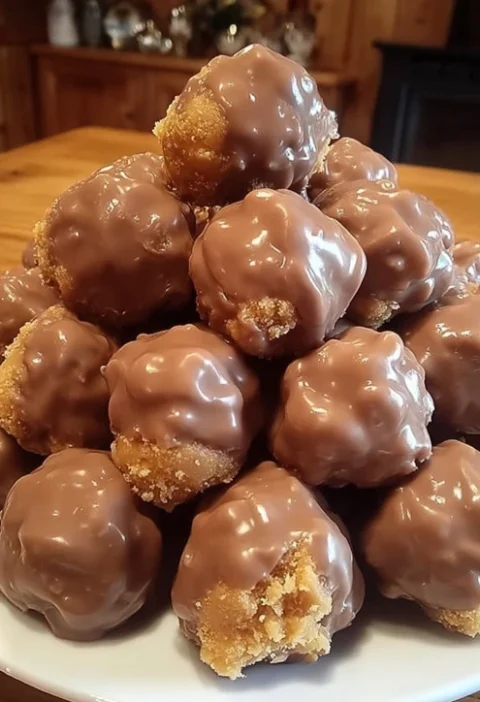 Butterfinger Balls Recipe Homemade Easy Butterfinger Candy Balls No-bake Butterfinger Balls Dessert How To Make Butterfing...