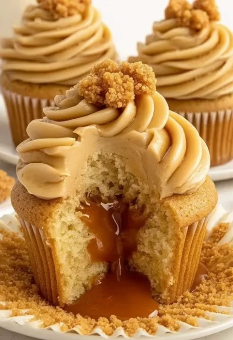 Churro Caramel Crunch Cupcakes Recipe Best Caramel Churro Cupcakes Online Buy Churro Caramel Crunch Cupcakes Homemade Chur...