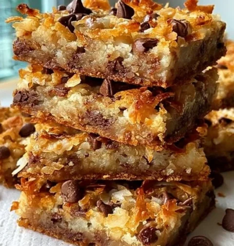 Coconut Toffee Chocolate Chip Cookie Bars Recipe Best Coconut Toffee Cookie Bars Gluten Free Coconut Toffee Chocolate Bars...