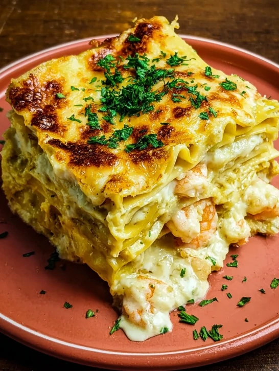 Creamy Seafood Lasagna Recipe Best Creamy Seafood Lasagna Homemade Creamy Seafood Lasagna Seafood Lasagna With White Sauce...