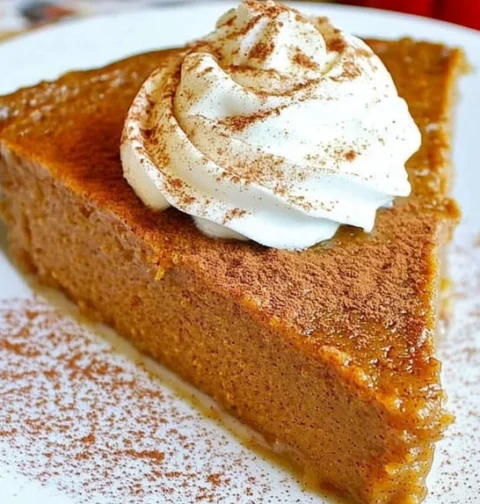 Crustless Pumpkin Pie Recipe Easy Crustless Pumpkin Pie Low Carb Crustless Pumpkin Pie Gluten Free Crustless Pumpkin Pie C...