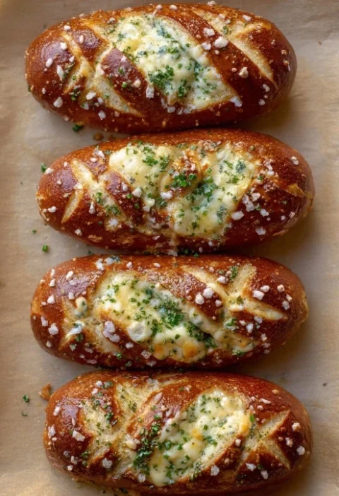 Disneyland Cheesy Garlic Pretzel Recipe Buy Disneyland Garlic Pretzel Bread Best Snacks At Disneyland 2023 Disneyland Garl...