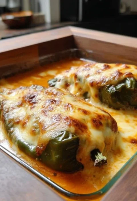 Easy Baked Chili Rellenos Recipe Healthy Vegetarian Chili Rellenos Best Cheese For Chili Rellenos Oven-baked Chili Relleno...