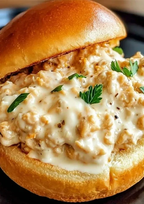 Easy Chicken Alfredo Sloppy Joes Recipe Homemade Chicken Alfredo Sloppy Joes Best Cheese For Chicken Alfredo Sloppy Joes L...