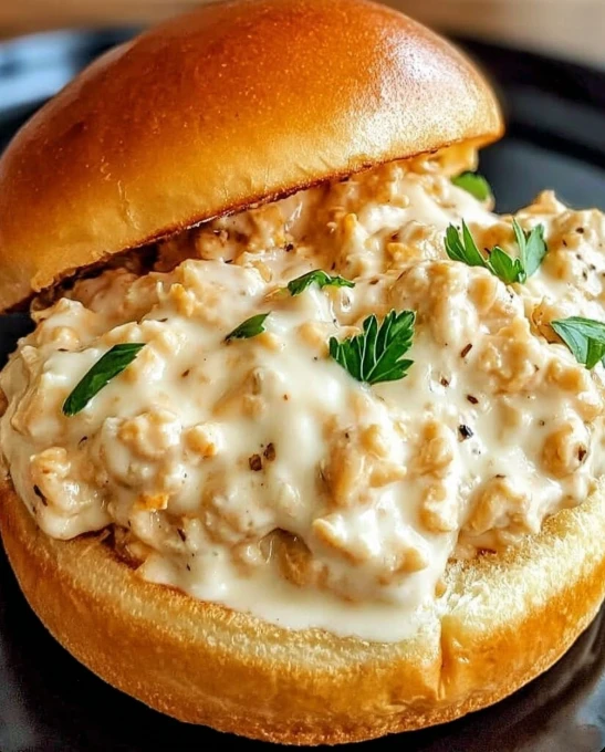Chicken Alfredo SLOPPY JOES