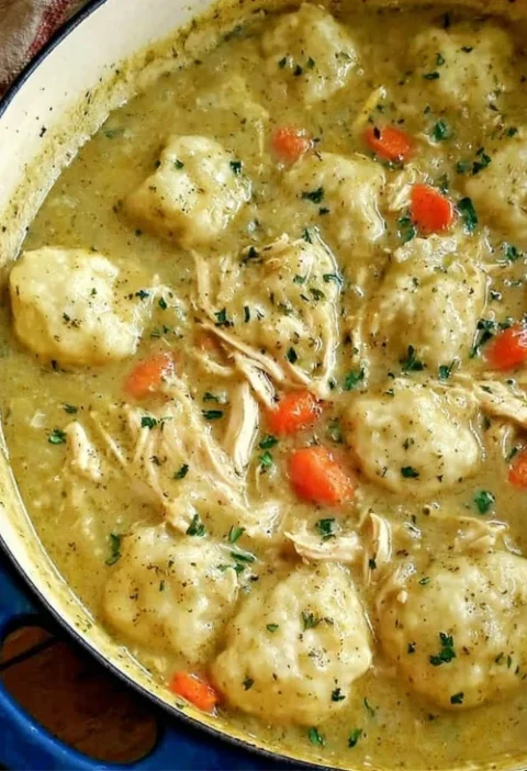 Easy Chicken And Dumpling Soup Recipe Quick Comforting Chicken Soup For Dinner Homemade Chicken Dumpling Soup Weeknight Be...