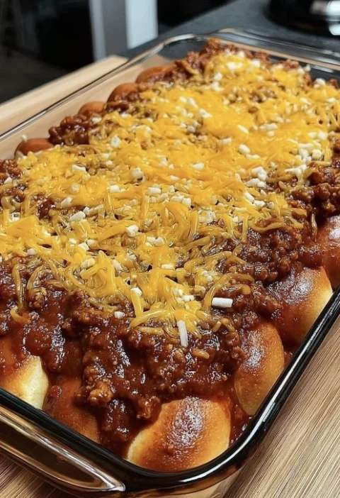 Easy Chili Cheese Dog Casserole Recipe Homemade Chili Cheese Dog Casserole Keto Chili Cheese Dog Casserole Best Cheese For...