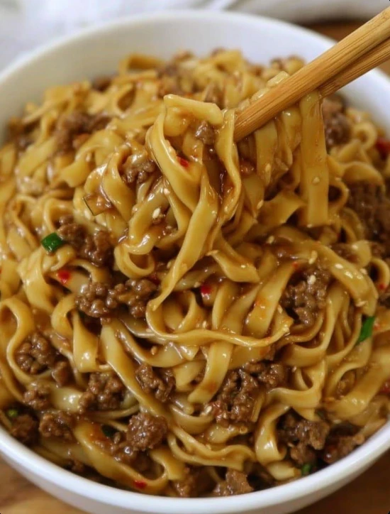 Easy Ground Beef Lo Mein Recipe Homemade Ground Beef Lo Mein Best Ground Beef Lo Mein Noodles Healthy Ground Beef Lo Mein ...