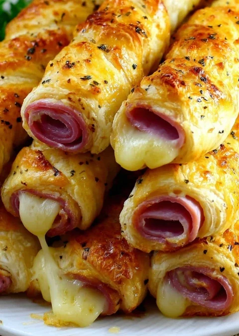 Easy Ham And Cheese Sticks Recipe Baked Ham And Cheese Sticks Gluten-free Ham And Cheese Sticks Best Cheese For Ham Sticks...