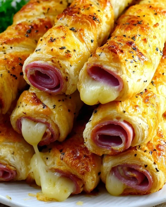 Easy Ham And Cheese Sticks Recipe Baked Ham And Cheese Sticks Gluten-free Ham And Cheese Sticks Best Cheese For Ham Sticks...