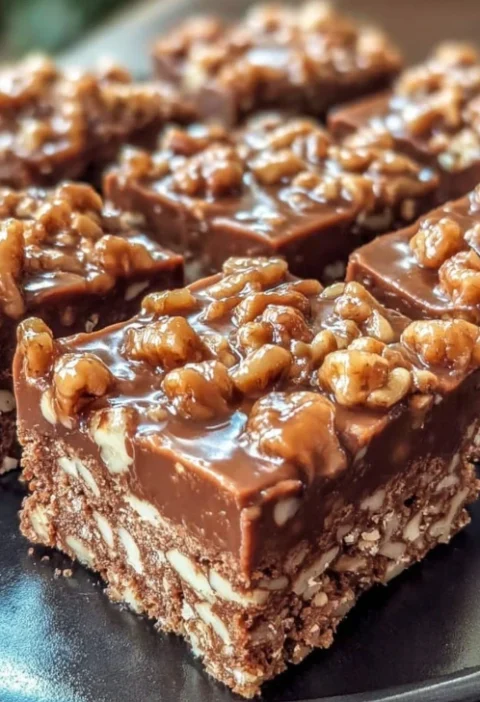 Easy Homemade Crunch Bars Recipe Crispy Rice Cereal Chocolate Bars No-fuss Chocolate Crunch Bars DIY Chocolate Rice Crispy...