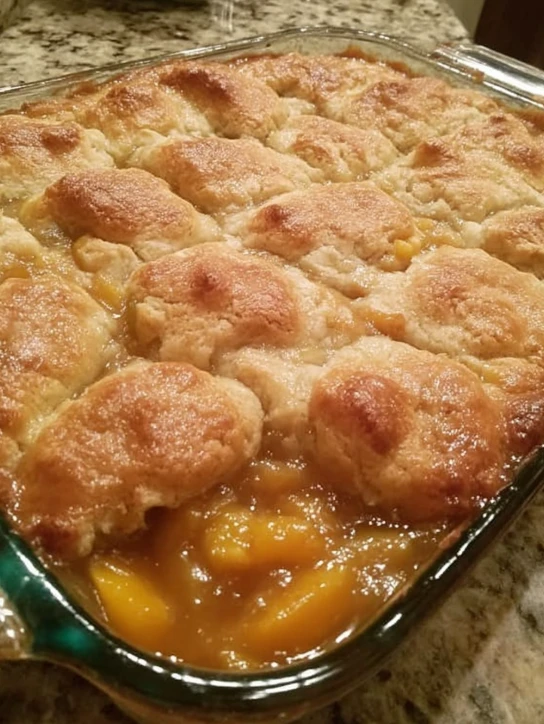 Triple Crust Peach Cobbler