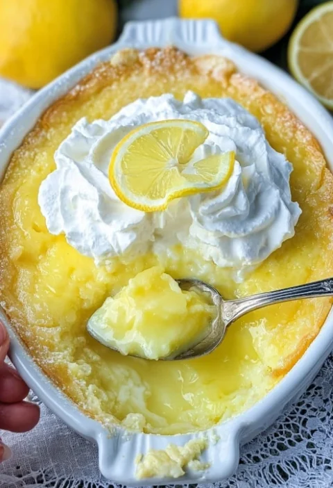 Easy Lemon Cream Cheese Dump Cake Recipe 4-ingredient Lemon Cake With Cream Cheese Quick Lemon Cream Cheese Cake Mix Recip...