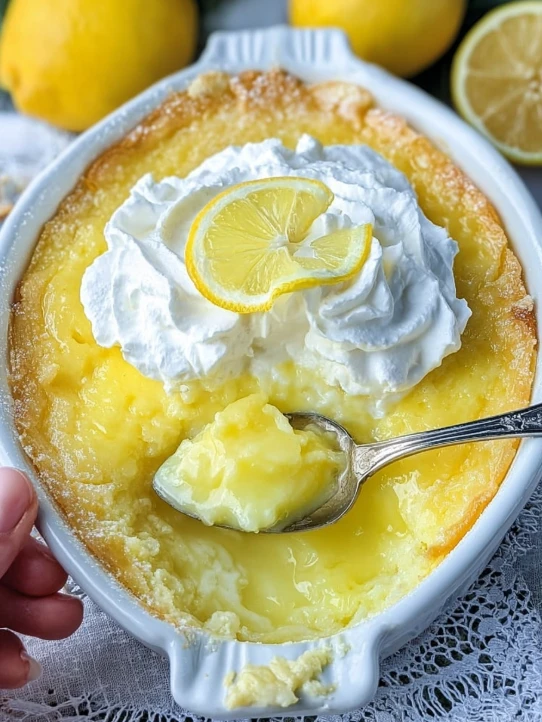 4-INGREDIENT LEMON CREAM CHEESE DUMP CAKE