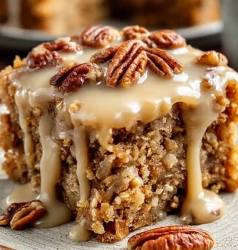 Easy Pumpkin Oatmeal Dump Cake Recipe Healthy Pumpkin Oatmeal Cake Gluten-free Pumpkin Dump Cake Vegan Pumpkin Oatmeal Dum...