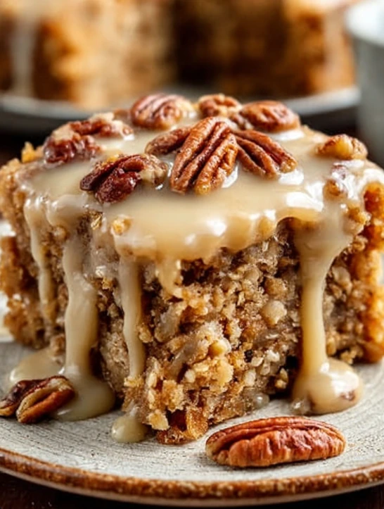 Pumpkin Oatmeal Dump Cake
