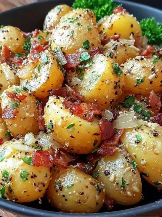 Easy Slow Cooker Italian Potatoes Recipe Herbed Parmesan Slow Cooker Potatoes Best Slow Cooker Italian Potatoes Slow Cooke...