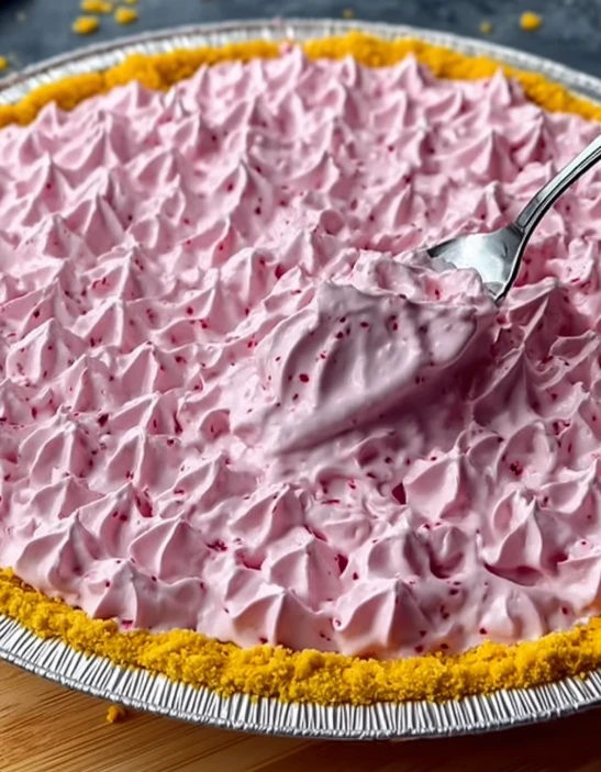 STRAWBERRY ICEBOX PIE