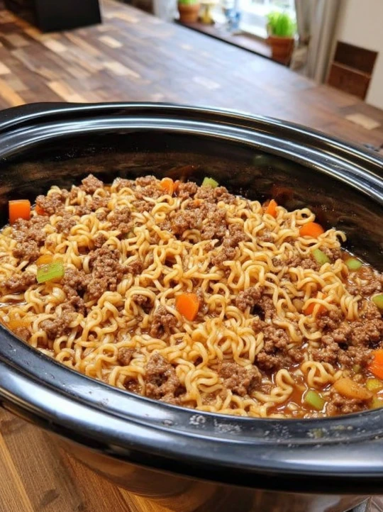 Grandma’s Ground Beef Chow Mein Casserole