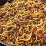 5 Easy Steps to Meat Lover’s Pizza Rice Skillet